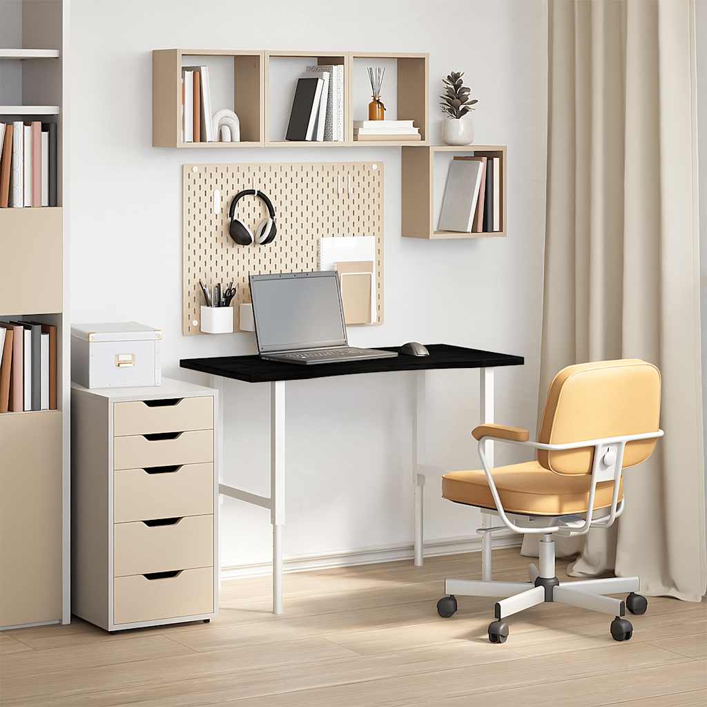 Tampo de mesa retangular 100x60x2,5 cm carvalho castanho-escuro