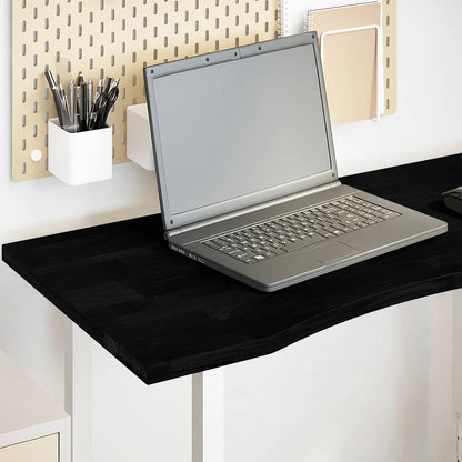 Tampo de mesa retangular 100x60x2,5 cm carvalho castanho-escuro