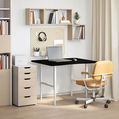 Tampo de mesa retangular 100x80x2,5 cm carvalho castanho-escuro