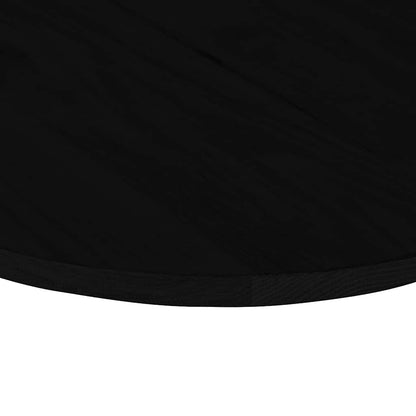 Tampo de mesa 100x50x2 cm carvalho maciça oval castanho-escuro