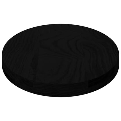 Tampo de mesa 80x40x4 cm carvalho maciça oval castanho-escuro