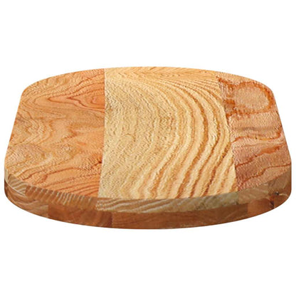 Tampo de mesa 80x40x4 cm carvalho maciça oval castanho-claro