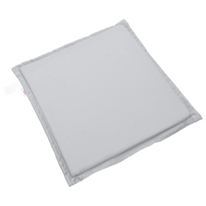Almofadas de assento de jardim 2 pcs 45x45x2 cm cinzento-claro