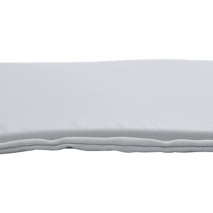 Almofadas de assento de jardim 2 pcs 45x45x2 cm cinzento-claro