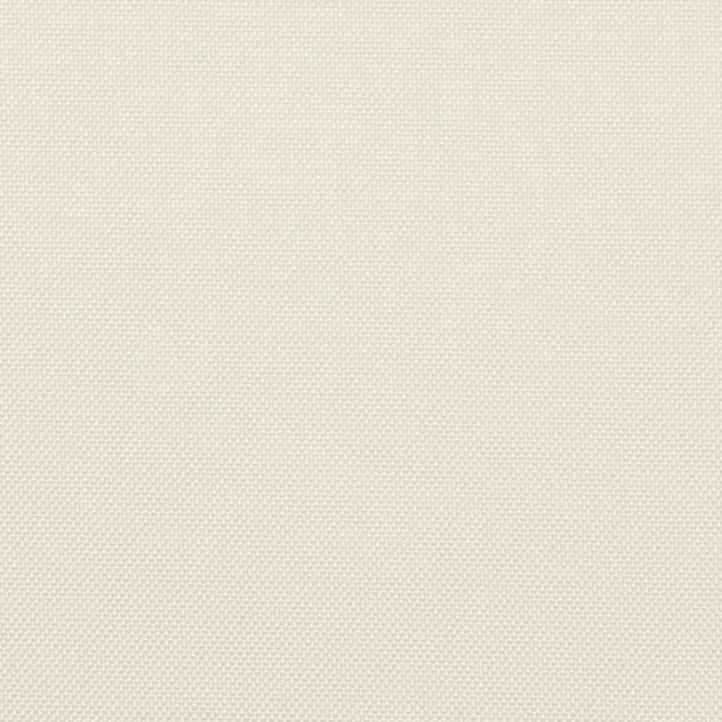 Almofadas de assento de jardim 2 pcs 45x45x2 cm cor creme