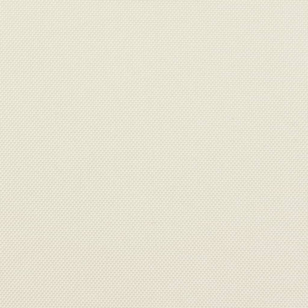 Almofadas de assento de jardim 4 pcs 45x45x2 cm cor creme