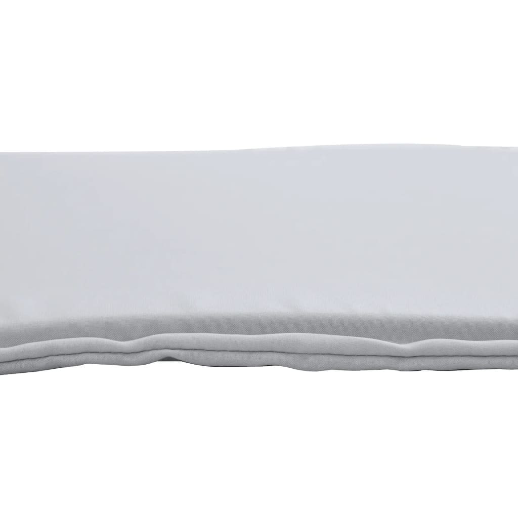 Almofadas de assento de jardim 6 pcs 45x45x2 cm cinzento-claro