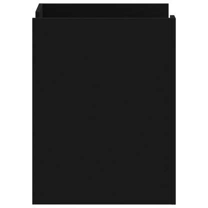 Mesa de cabeceira 45x50x65 cm derivados de madeira preto