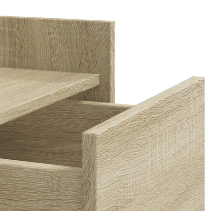 Mesa de cabeceira 45x50x65 cm derivados madeira carvalho sonoma