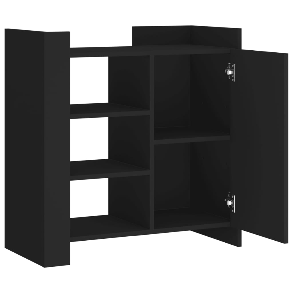 Aparador 73,5x35x75 cm derivados de madeira preto