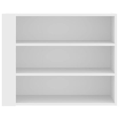 Armário de parede 75x35x60 cm derivados de madeira branco