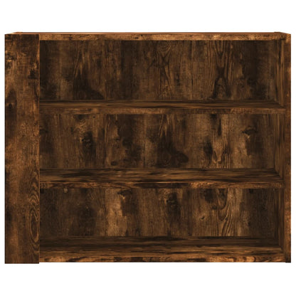 Armário parede 75x35x60 cm derivados madeira carvalho fumado