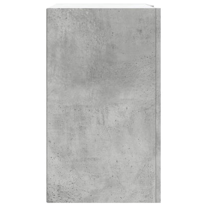 Armário parede 75x35x60 cm derivados madeira cinzento cimento