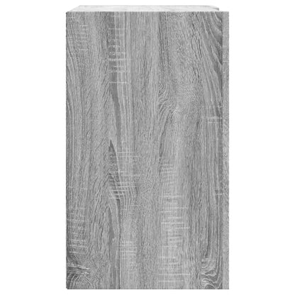 Armário parede 75x35x60 cm derivados de madeira cinzento sonoma