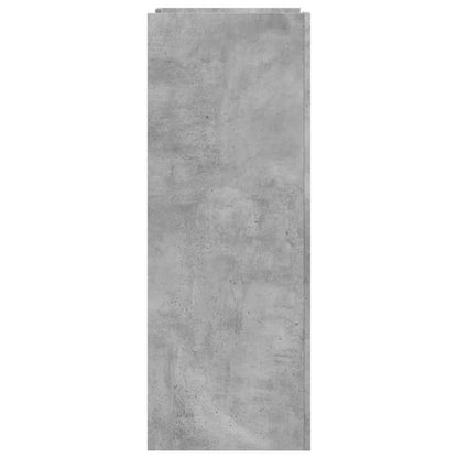 Sapateira 74,5x37,5x100cm derivados de madeira cinzento cimento