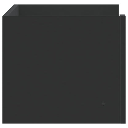 Prateleira de parede 70,5x35x30,5 cm derivados de madeira preto