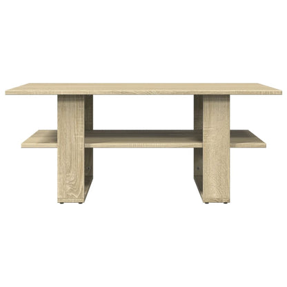 Mesa de centro 102x55x42 cm madeira processada carvalho sonoma