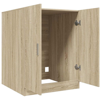 Armário p/ máquina lavar roupa 70,5x71,5x91,5cm carvalho sonoma