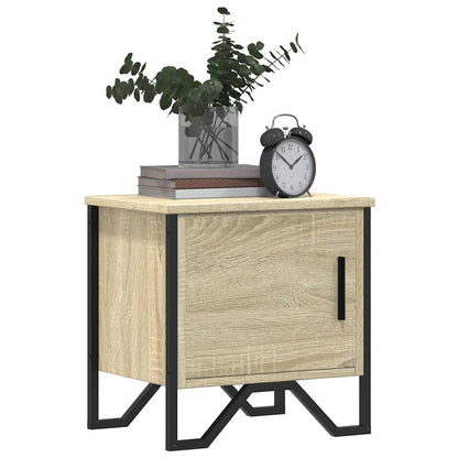 Mesa de cabeceira 40x30x40 cm contraplacado carvalho sonoma