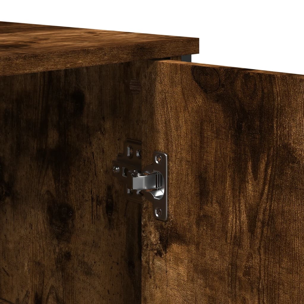 Aparador 78x35,5x74,5 cm derivados de madeira carvalho fumado
