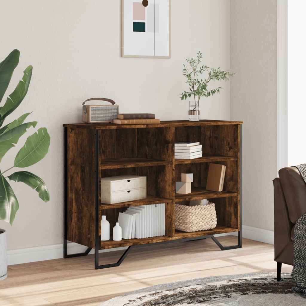 Aparador 101x35,5x74,5 cm derivados de madeira carvalho fumado