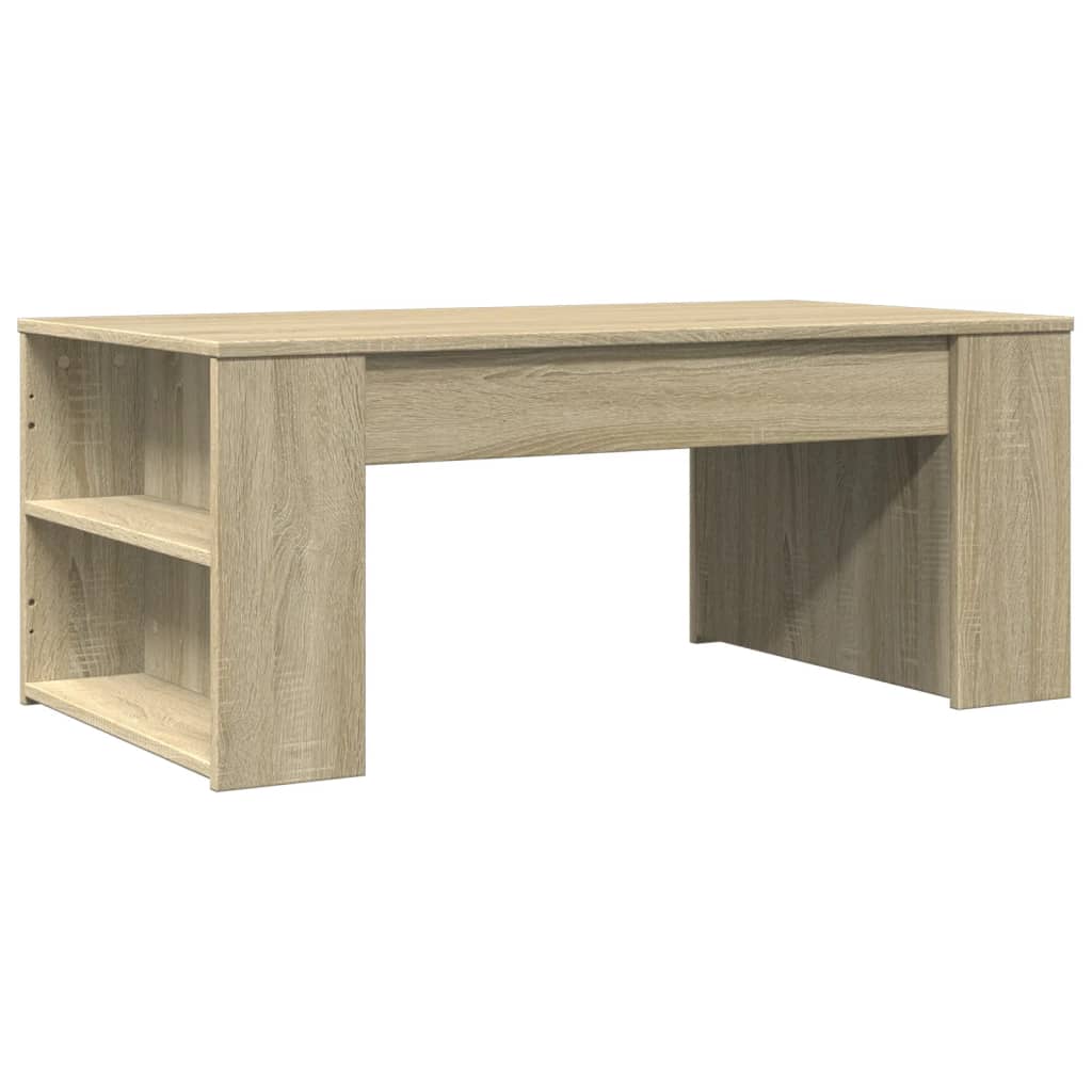 Mesa de centro 102x55x42 cm madeira processada carvalho sonoma