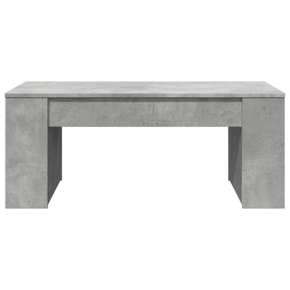 Mesa de centro 102x55x42 cm madeira processada cinza cimento