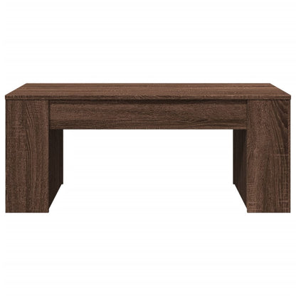 Mesa centro 102x55x42 cm derivados de madeira carvalho castanho