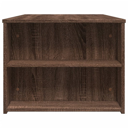 Mesa centro 102x55x42 cm derivados de madeira carvalho castanho