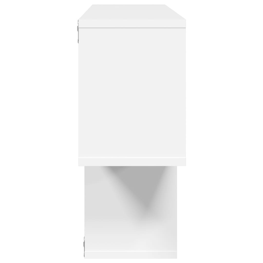 Estante de parede 100x20x53 cm derivados de madeira branco