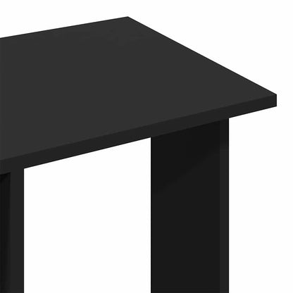 Roupeiro com rodas 102x38x110 cm derivados de madeira preto