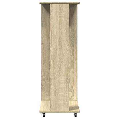 Roupeiro c/ rodas 102x38x110 cm deriv. madeira carvalho sonoma