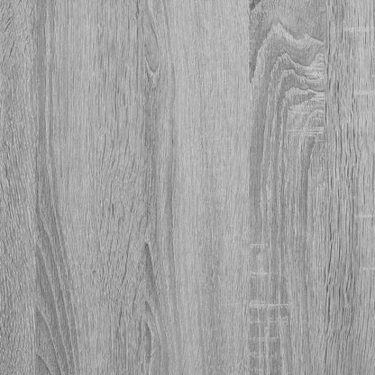 Roupeiro c/ rodas 102x38x110 cm deriv. madeira cinzento sonoma
