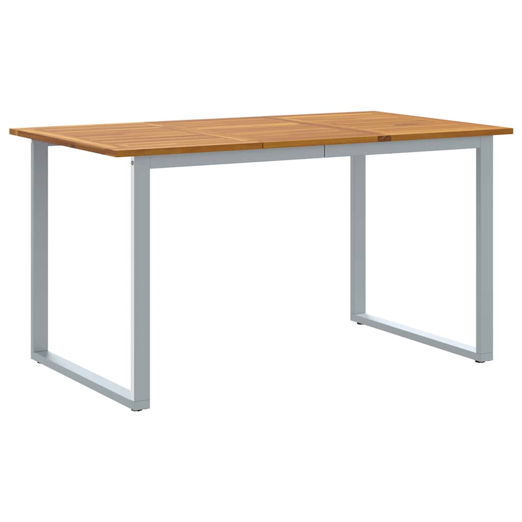 Conjunto de Jantar para Jardim 5 pcs Cinzeto