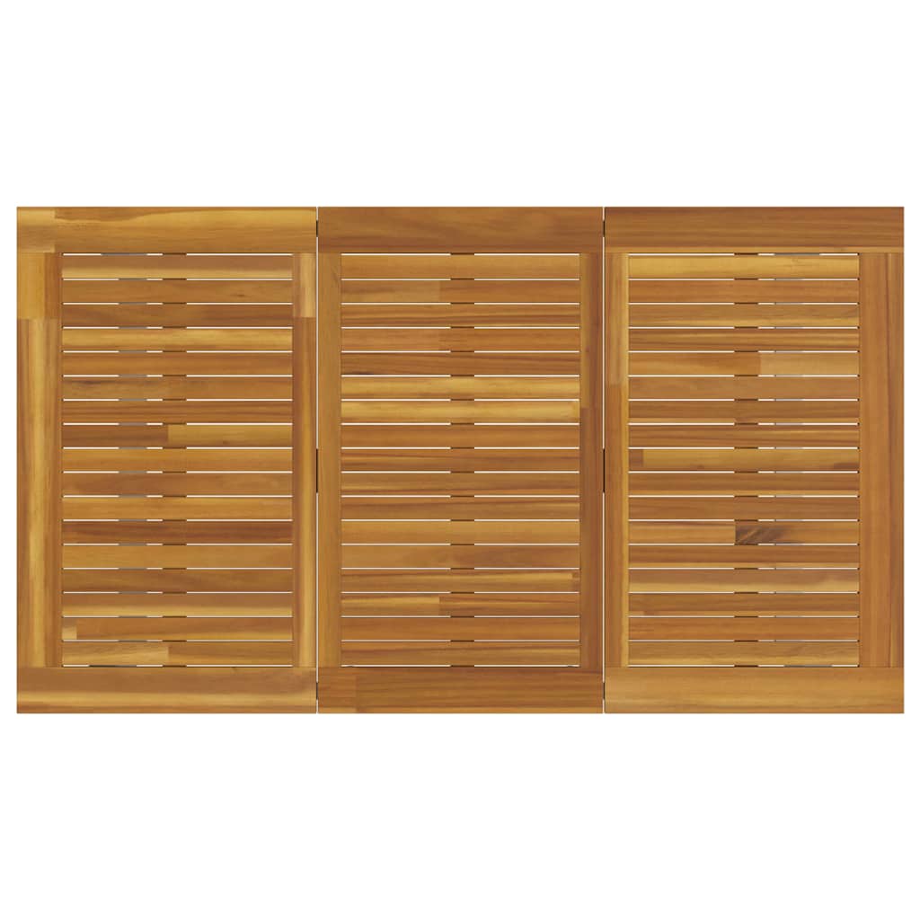 Conjunto de Jantar para Jardim 7 pcs Cinzeto