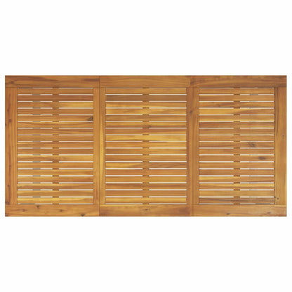 Conjunto de Jantar para Jardim 5 pcs Cinzeto