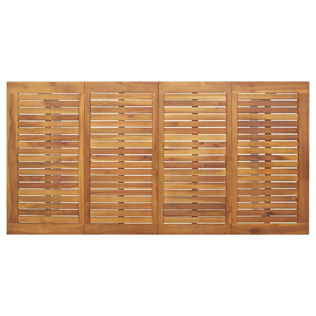 Conjunto de Jantar para Jardim 7 pcs Cinzeto