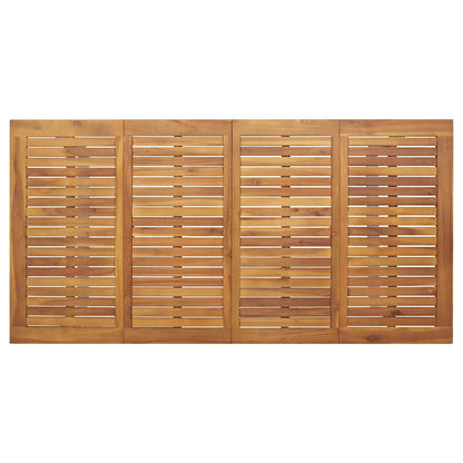 Conjunto de Jantar para Jardim 7 pcs Cinzeto