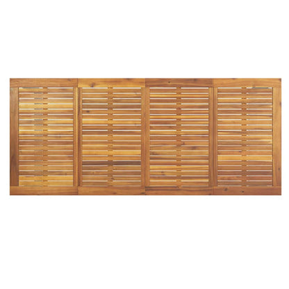 Conjunto de Jantar para Jardim 7 pcs Cinzeto