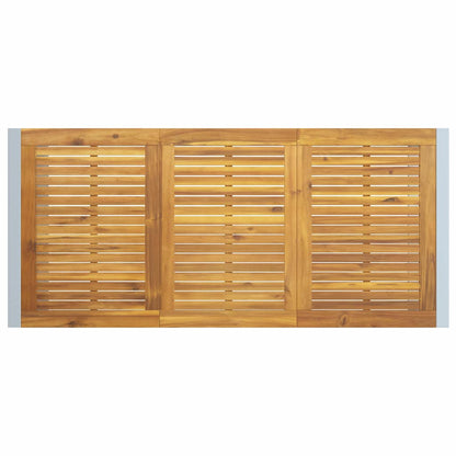 Conjunto de Jantar para Jardim 5 pcs Cinzeto