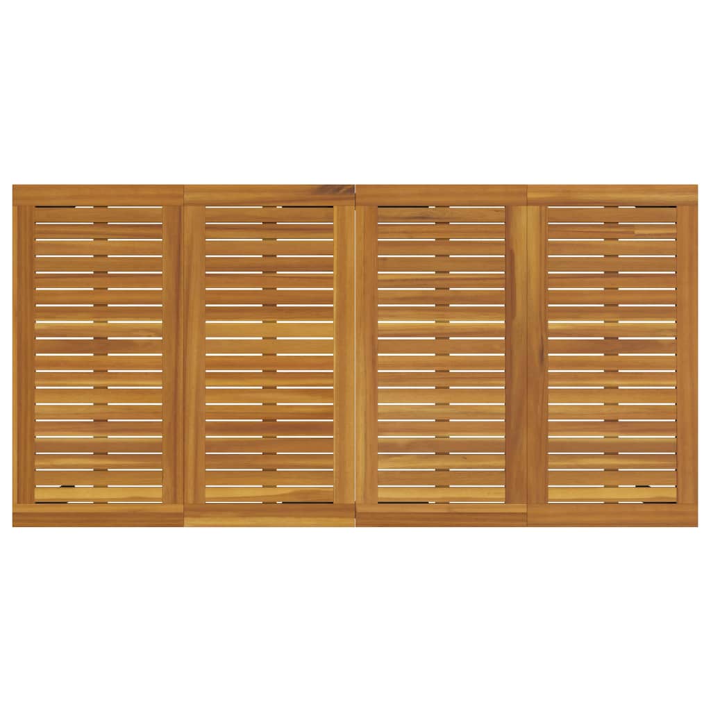 Conjunto de Jantar para Jardim 7 pcs Cinzeto