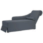 Chaise lounge c/ reforço/apoio de braços direito veludo