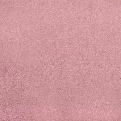 Chaise-longue com apoio de braço direito veludo rosa