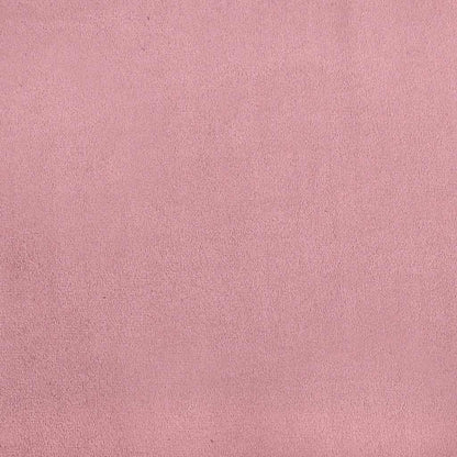 Chaise lounge c/ almofada/apoio de braços direito veludo rosa