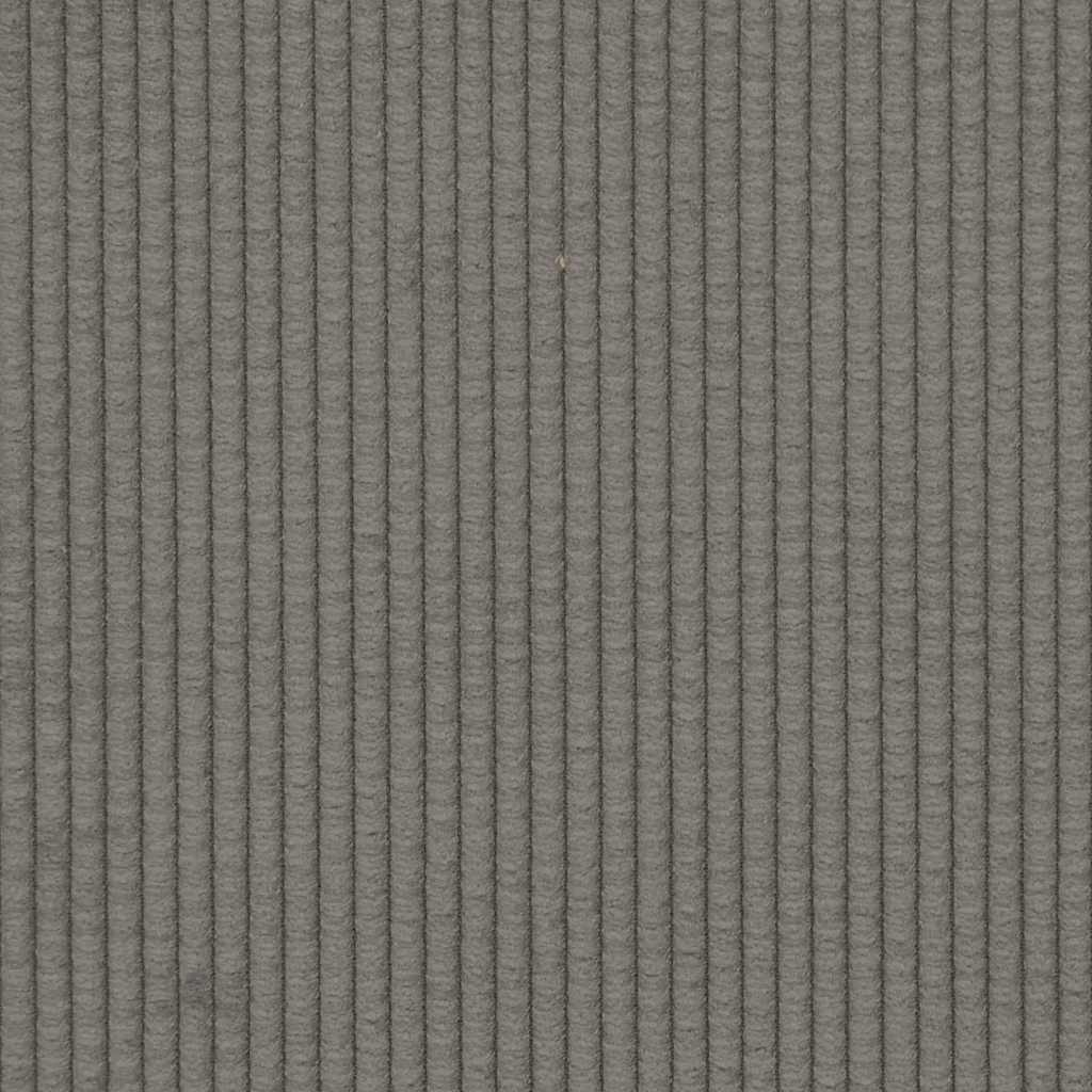 Chaise lounge com almofada tecido corduroy cinzento claro