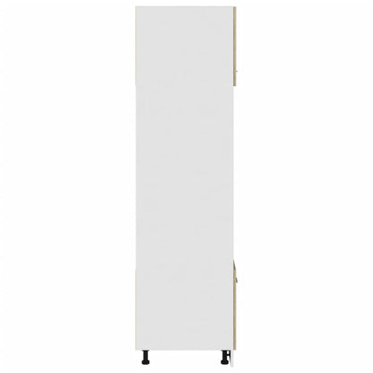 Armário para micro-ondas “Lyon” 60x57x207cm cor carvalho