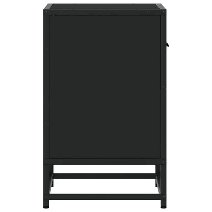 Mesas de cabeceira 2 pcs 40x31x50 cm derivados de madeira preto