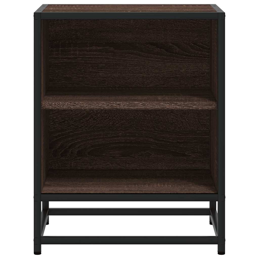 Mesas de cabeceira 2 pcs carvalho castanho 40x31x50 cm