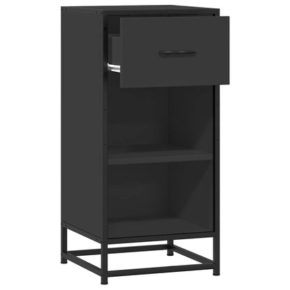 Aparador 35,5x35x76 cm derivados de madeira/metal preto