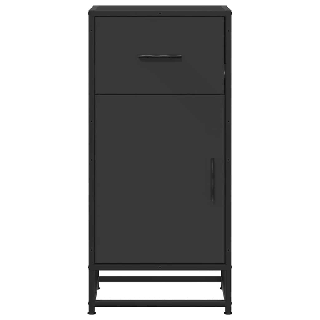 Aparador 35,5x35x76 cm derivados de madeira/metal preto